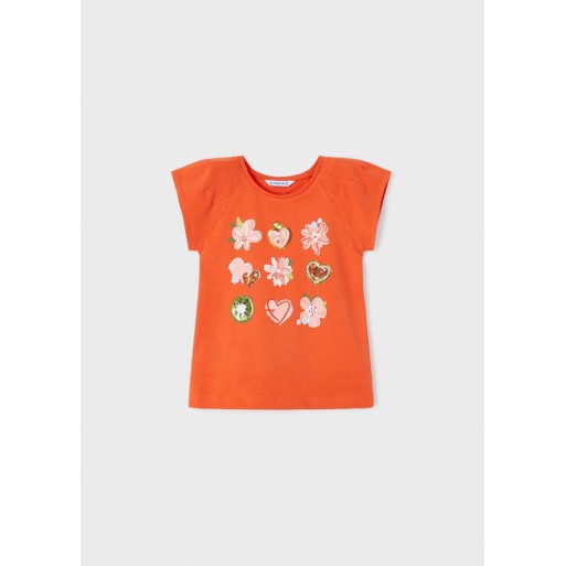 Tee shirt orange - MAYORAL | Jojo&Co : Vêtements enfants - Antibes