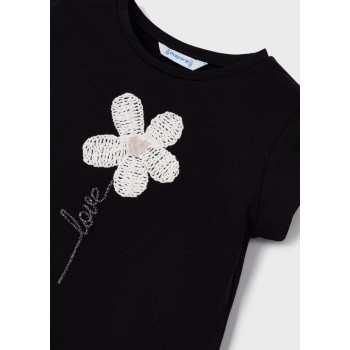 Tee shirt noir - MAYORAL | Jojo&Co : Vêtements enfants - Antibes