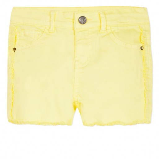 Short Denim Jaune - 3 POMMES | Jojo&Co : Vêtements enfants - Antibes