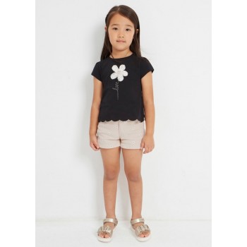 Short toile fille - MAYORAL | Jojo&Co : Vêtements enfants - Antibes