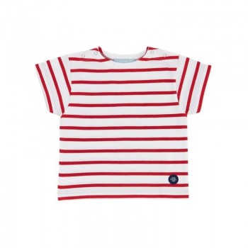 Marinière bébé rouge...