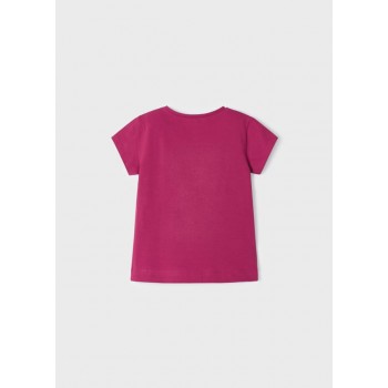 Tee shirt fuschia - MAYORAL | Jojo&Co : Vêtements enfants - Antibes