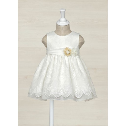Robe blanche bébé - ABEL & Lula| Boutique Jojo&Co - Antibes