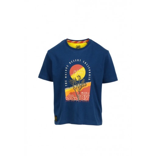 Tee shirt bleu JANDJOY  |  Jojo&Co : Vêtements enfants - Antibes