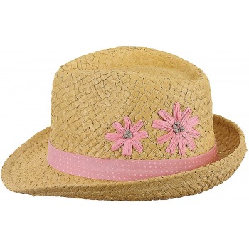 Chapeau Paille Brodé Fleurs - STERNTALER | Boutique Jojo&Co