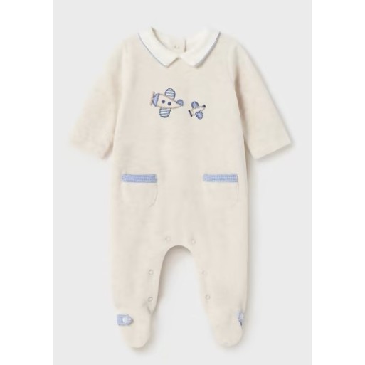 Pyjama velours bébé garçon  - MAYORAL | Boutique Jojo&Co