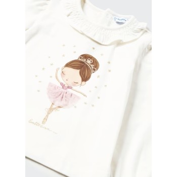Tee shirt danseuse bébé fille - MAYORAL | Boutique Jojo&Co