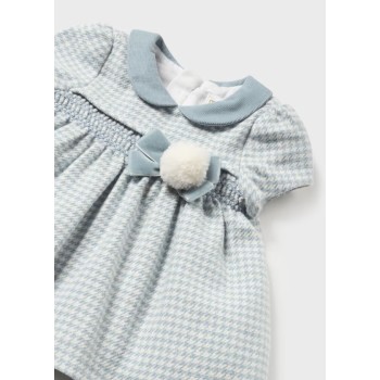 Robe manches courtes pied de poule - MAYORAL | Boutique Jojo&Co