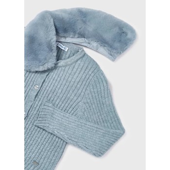 Cardigan bleu fille - MAYORAL | Jojo&Co : Vêtements enfants - Antibes