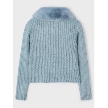 Cardigan bleu fille - MAYORAL | Jojo&Co : Vêtements enfants - Antibes