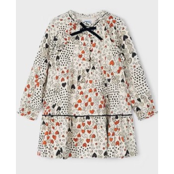 Robe coeurs fille - MAYORAL | Jojo&Co : Vêtements enfants - Antibes