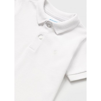 Polo blanc garçon  - MAYORAL | Boutique Jojo&Co