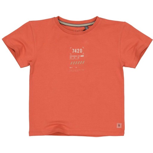 Tee shirt  orange - LEVV | Boutique Jojo&Co - Antibes