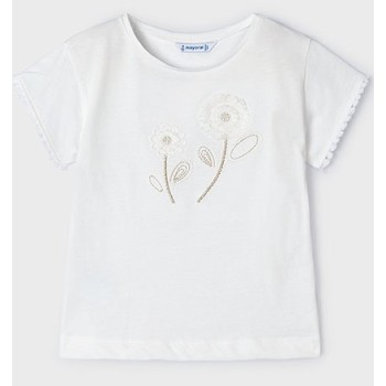 Tee shirt fleur- MAYORAL | Jojo&Co : Vêtements enfants - Antibes