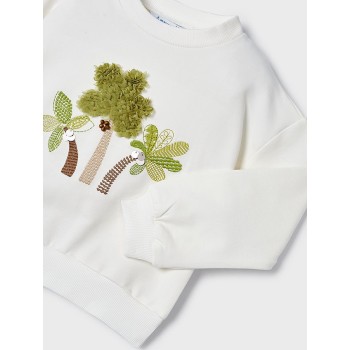 Sweatshirt fille - MAYORAL | Boutique Jojo&Co : Vêtements enfants - Antibes