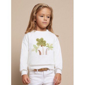 Sweatshirt fille - MAYORAL | Boutique Jojo&Co : Vêtements enfants - Antibes