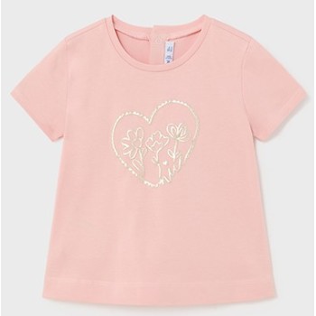 Tee shirt rose bébé - MAYORAL | Boutique Jojo&Co