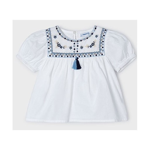 Blouse brodée - MAYORAL | Jojo&Co : Vêtements enfants - Antibes