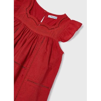 Robe orange - MAYORAL | Jojo&Co : Vêtements enfants - Antibes