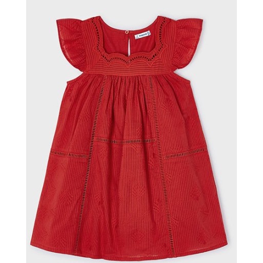 Robe orange - MAYORAL | Jojo&Co : Vêtements enfants - Antibes