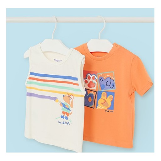 Lot tee shirt et débardeur garçon  - MAYORAL | Boutique Jojo&Co