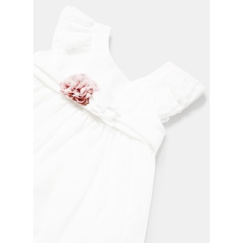 Robe cérémonie  blanche bébé - MAYORAL | Boutique Jojo&Co - Antibes