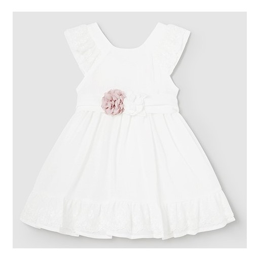 Robe cérémonie  blanche bébé - MAYORAL | Boutique Jojo&Co - Antibes