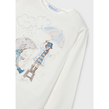 Tee-shirt fille - MAYORAL | Jojo&Co : Vêtements enfants - Antibes