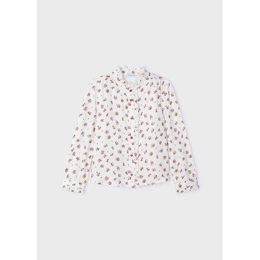 Blouse fleurs fille - MAYORAL |  Jojo&Co : Vêtements enfants - Antibes