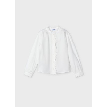 Blouse écrue fille - MAYORAL |  Jojo&Co : Vêtements enfants - Antibes