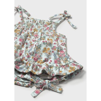 Ensemble barboteuse et chapeau fille - MAYORAL | Boutique Jojo&Co