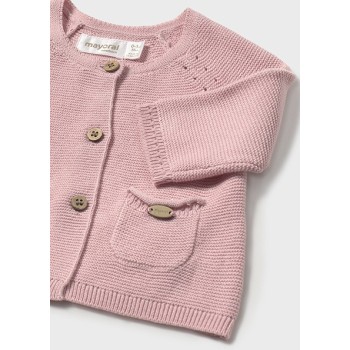 Cardigan maille rose bébé - MAYORAL | Boutique Jojo&Co