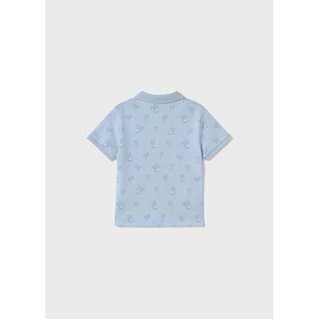 Polo bleu ciel mini vans garçon  - MAYORAL | Boutique Jojo&Co