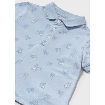 Polo bleu ciel mini vans garçon  - MAYORAL | Boutique Jojo&Co