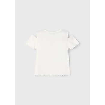 Tee shirt ajouré - MAYORAL | Jojo&Co : Vêtements enfants - Antibes
