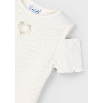 Tee shirt ajouré - MAYORAL | Jojo&Co : Vêtements enfants - Antibes