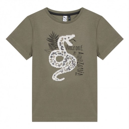 Tee Shirt Serpent - 3 POMMES | Jojo&Co : Vêtements enfants - Antibes