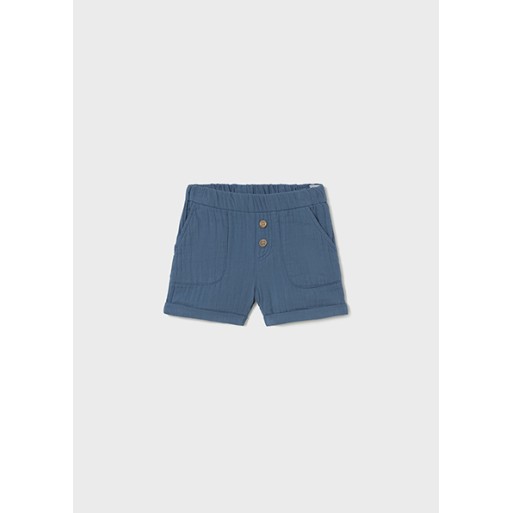 Bermuda mousseline bleue bébé - MAYORAL | Boutique Jojo&Co