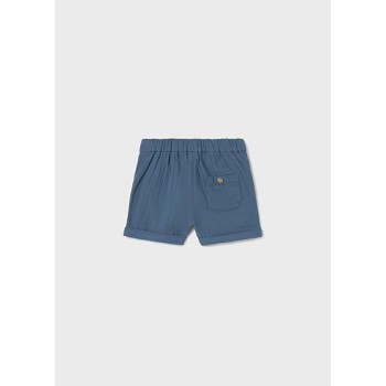 Bermuda mousseline bleue bébé - MAYORAL | Boutique Jojo&Co