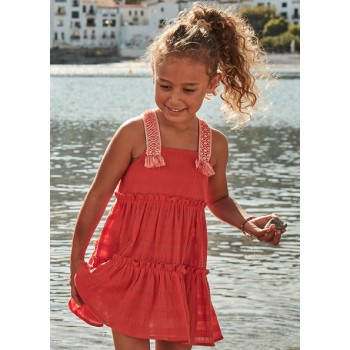Robe paprika - MAYORAL | Jojo&Co : Vêtements enfants - Antibes
