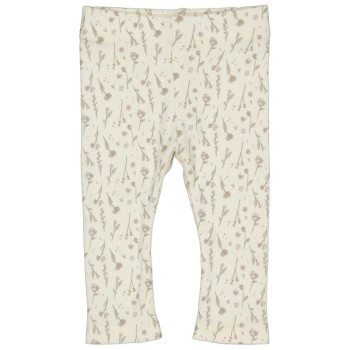 Leggings blanc fleurs bébé - LEVV | Boutique Jojo&Co - Antibes
