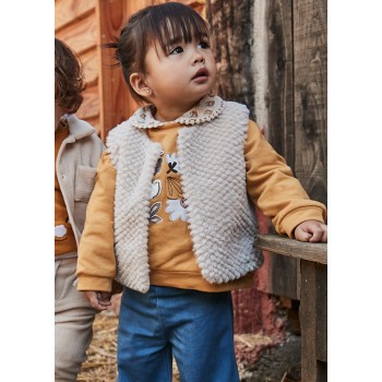 Gilet fourrure bébé - MAYORAL | Boutique Jojo&Co