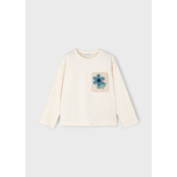 Tee shirt marguerite - MAYORAL |  Jojo&Co : Vêtements enfants - Antibes