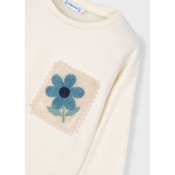 Tee shirt marguerite - MAYORAL |  Jojo&Co : Vêtements enfants - Antibes