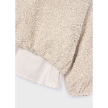 Pull bouclette chemise - MAYORAL | Jojo&Co : Vêtements enfants - Antibes