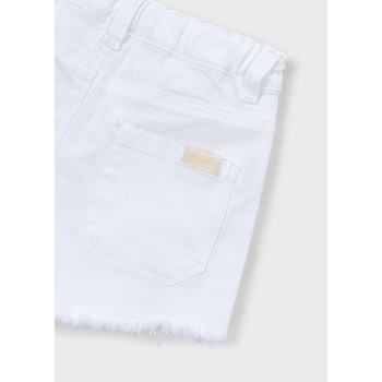 Short sergé blanc - MAYORAL | Jojo&Co : Vêtements enfants - Antibes