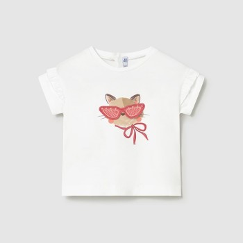 Tee shirt chat bébé - MAYORAL | Boutique Jojo&Co