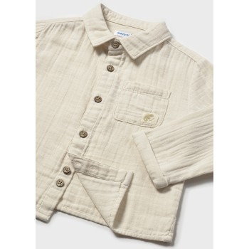 Chemise gaze de coton bébé garçon  - MAYORAL | Boutique Jojo&Co