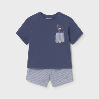 Ensemble tee shirt bermuda bébé garçon - MAYORAL | Boutique Jojo&Co