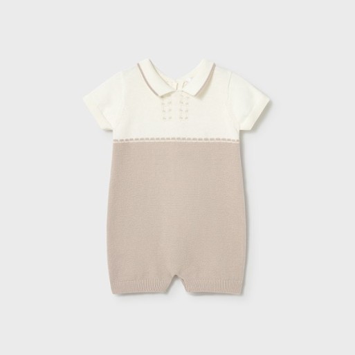 Barboteuse maille bébé boy - MAYORAL | Jojo&Co : Vêtements enfant - Antibes